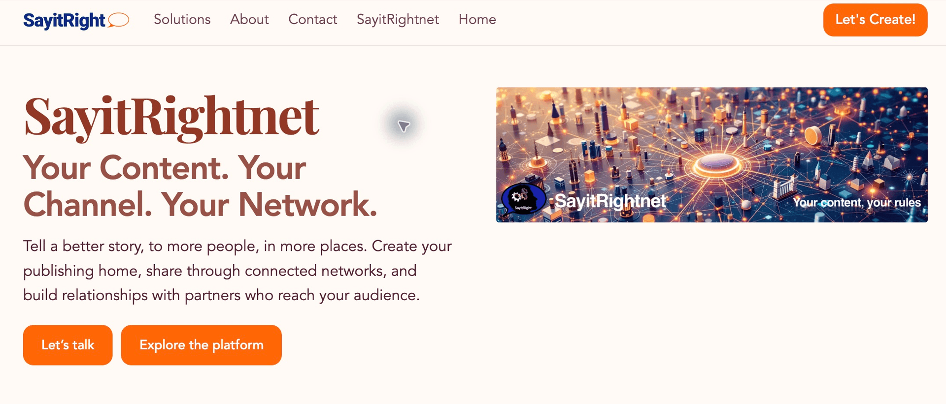 What is SayitRightnet? — site screenshot