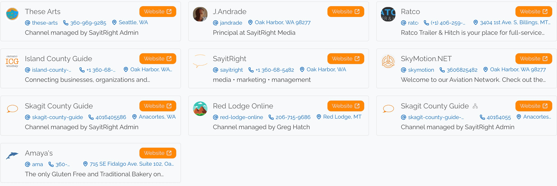 Build your own network — site screenshot